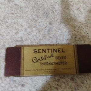 Sentinel Certified Fever Thermometer in Brown and Gold Box